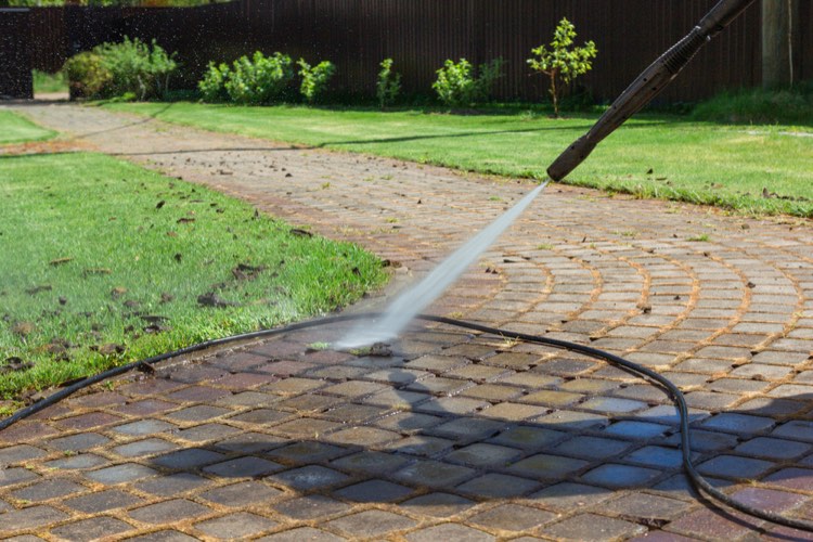 Driveway pressure washing in Middle River, MD