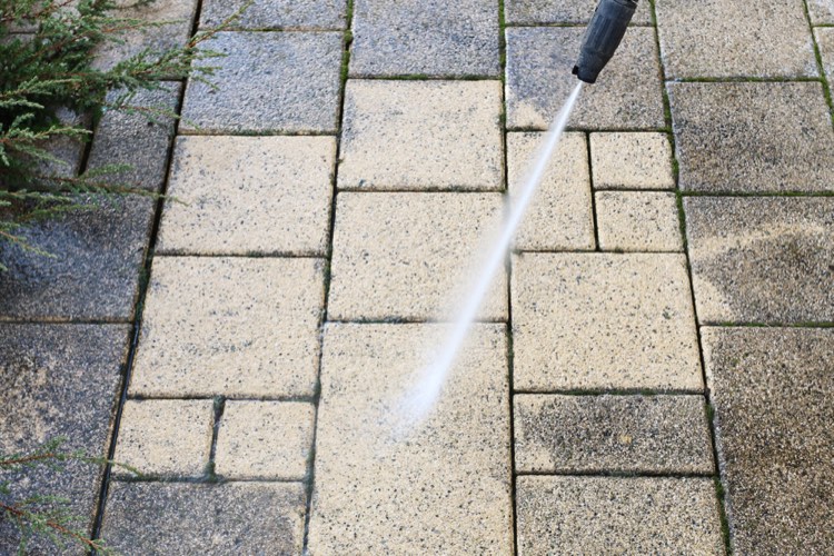 Patio pressure washing completed by T Sizzles in Middle River, MD