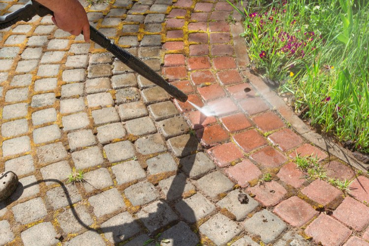 Deck & Patio Cleaning completed by T Sizzles Powerwashing & Sealcoating